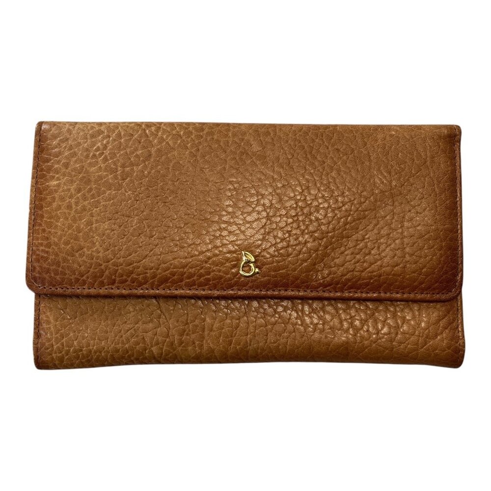Vintage 1970s–1980s Princess Gardner Full Grain Cowhide Leather Wallet Clutch w/